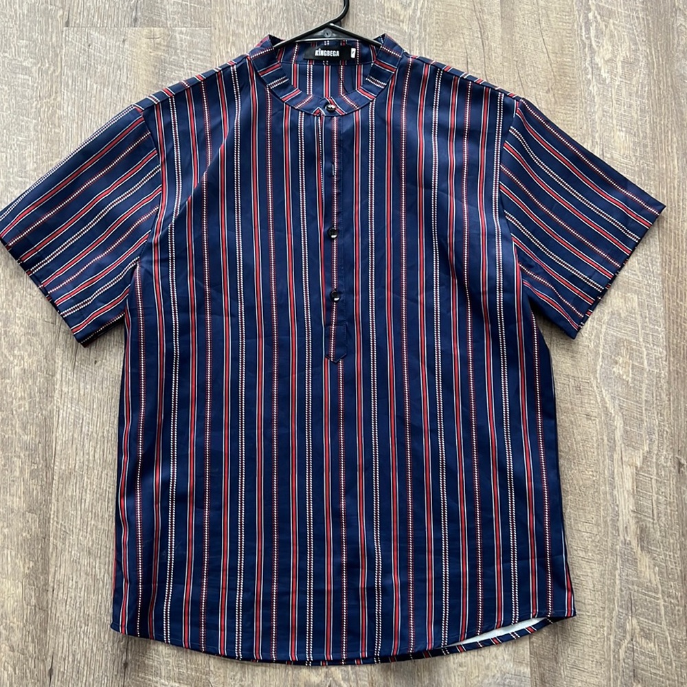 Stand collar tunic